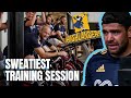 Highlanders attempt the World’s Sweatiest Training Session!