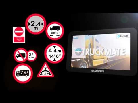 Video de demonstration de Snooper Truckmate, GPS pour Poids Lourd