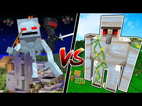 SKELETON TITAN ARMY vs STRONGEST MINECRAFT TITANS!!