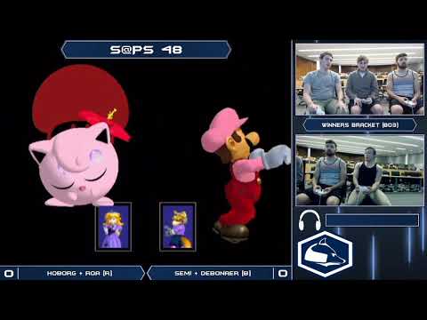 S@PS 48 Melee Doubles - Hoborg + ROA (Red) vs Semi + Debonaer (Blue) - Winners Semis