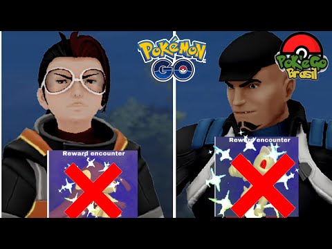 Fim da missão em busca dos shiny da equipe GO Rocket.