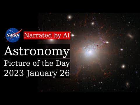 APOD: 2023-01-26 - Active Galaxy NGC 1275 (Narrated by Joanna)