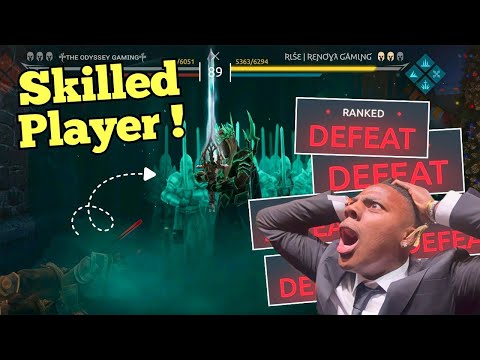 This Seriously Skilled Player Gave me a Hard Time ⚔️ Shadow Fight 4 arena 