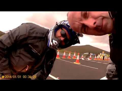 TT Isle of Man, Mad Sunday, Leaving the Bungalow with Uni and Cwee 2018