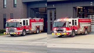 [MOVEMBER MUSTACHE] Richmond Fire Rescue - Engine 1 & Rescue 1 Responding