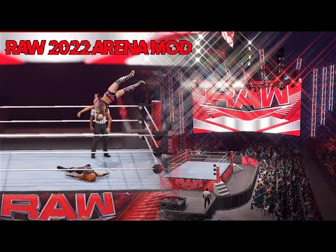 WWE 2K22 Mods: Updated Raw 2022 Arena (Alexa Bliss vs Becky Lynch Gameplay)