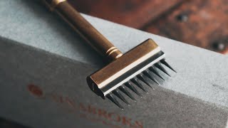 SINABROKS PRICKING IRON REVIEW & DIY HOW TO SADDLE STITCH TUTORIAL