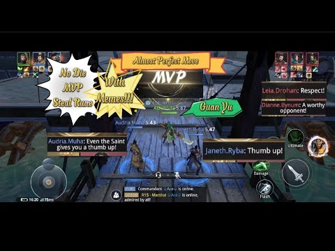 Guan Yu Almost Perfect Move with Memes!!! in 3VS3 - Dynasty Legends 2 #dynastylegends2 #3vs3 #memes