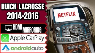 Buick LaCrosse 2014-2016 Navigation Intellilink Video Interface Apple CarPlay Smartphone Mirroring