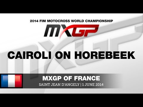 MXGP of France 2014 Cairoli On Van Horebeek - Motocross