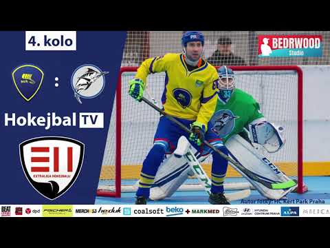 Highlights 4. kolo Extraligy hokejbalu | HC Kert Park Praha - HBC Plzeň | 25.9. 2021
