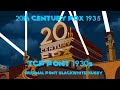 Tcf Font 1930s Original Font Blackwhite Husky 20th Century Fox 1935 1930s