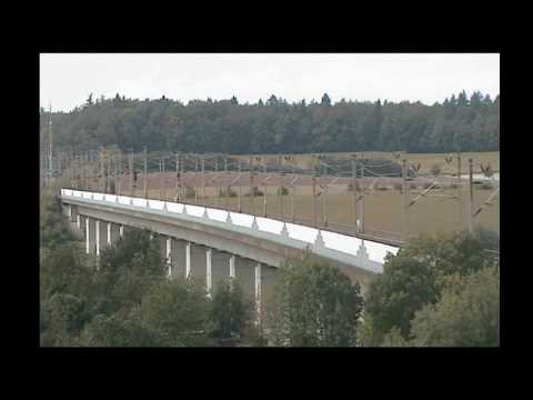Zugverkehr auf der SFS Mannheim-Stuttgart