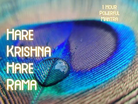 Hare Krishna Hare Rama |  MahaMantra | 1 Hour Daily Krisna Bhakti Meditation Song | Calming Music