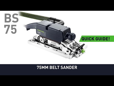 BS 75mm Belt Sander