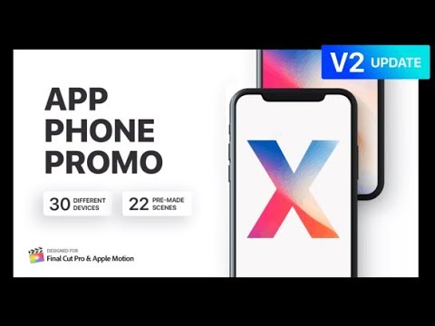 Apple Motion Template: Phone - App Presentation | Final Cut