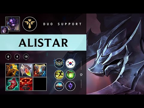 Alistar Support vs Rakan - KR Challenger Patch 25.24