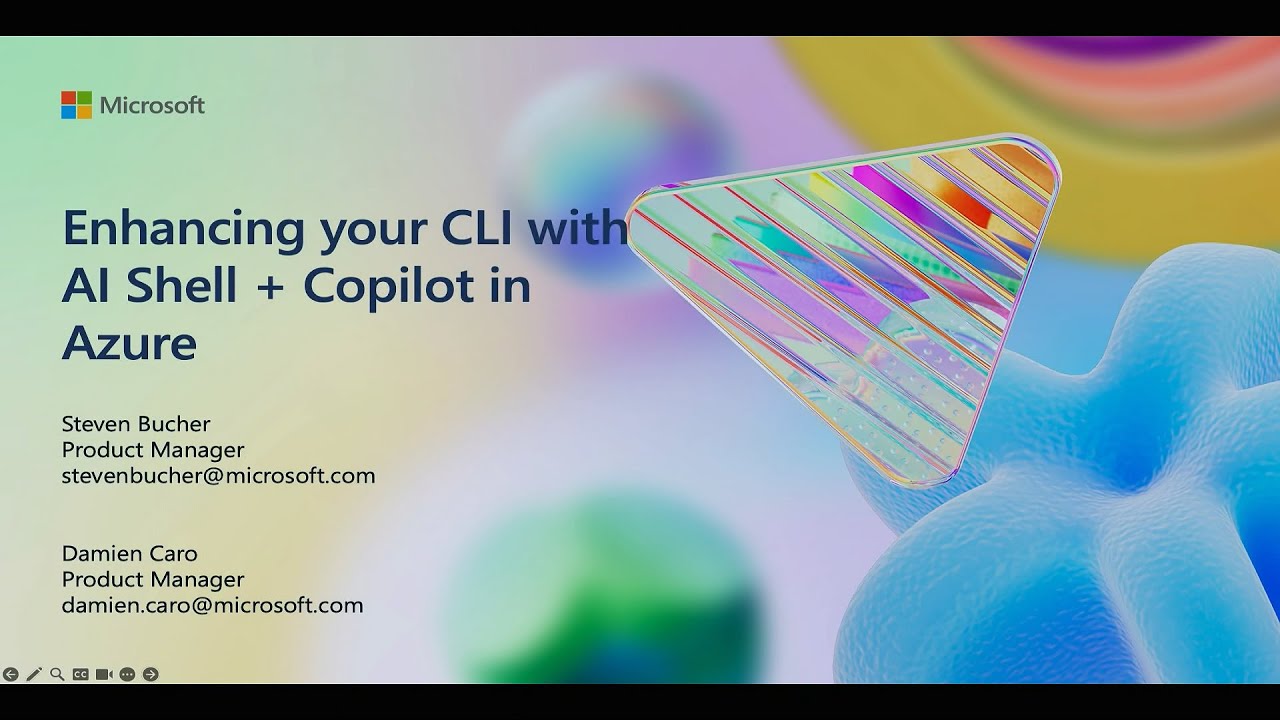 Enhancing your CLI with the AI Shell and Copilot in Azure | BRK396