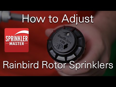 How to Adjust Rainbird Sprinkler Heads