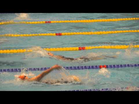 SM 2014 25m final - 100m ry - Jessica Eriksson - 1:01.49