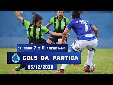 Gols - Cruzeiro 7 x 0 América - Campeonato Mineiro Feminino - 4ª Rodada