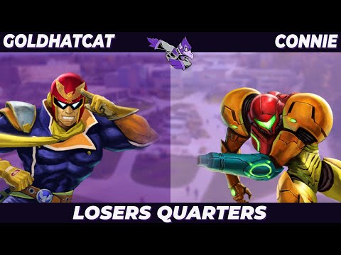 Goldhatcat (Captain Falcon) vs Connie (Samus) - Warhawk Rumble 13 Losers Quarters