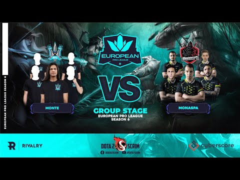 Monte vs Monaspa - European Pro League Season 6 - Group Stage - Game Highlights - BO3