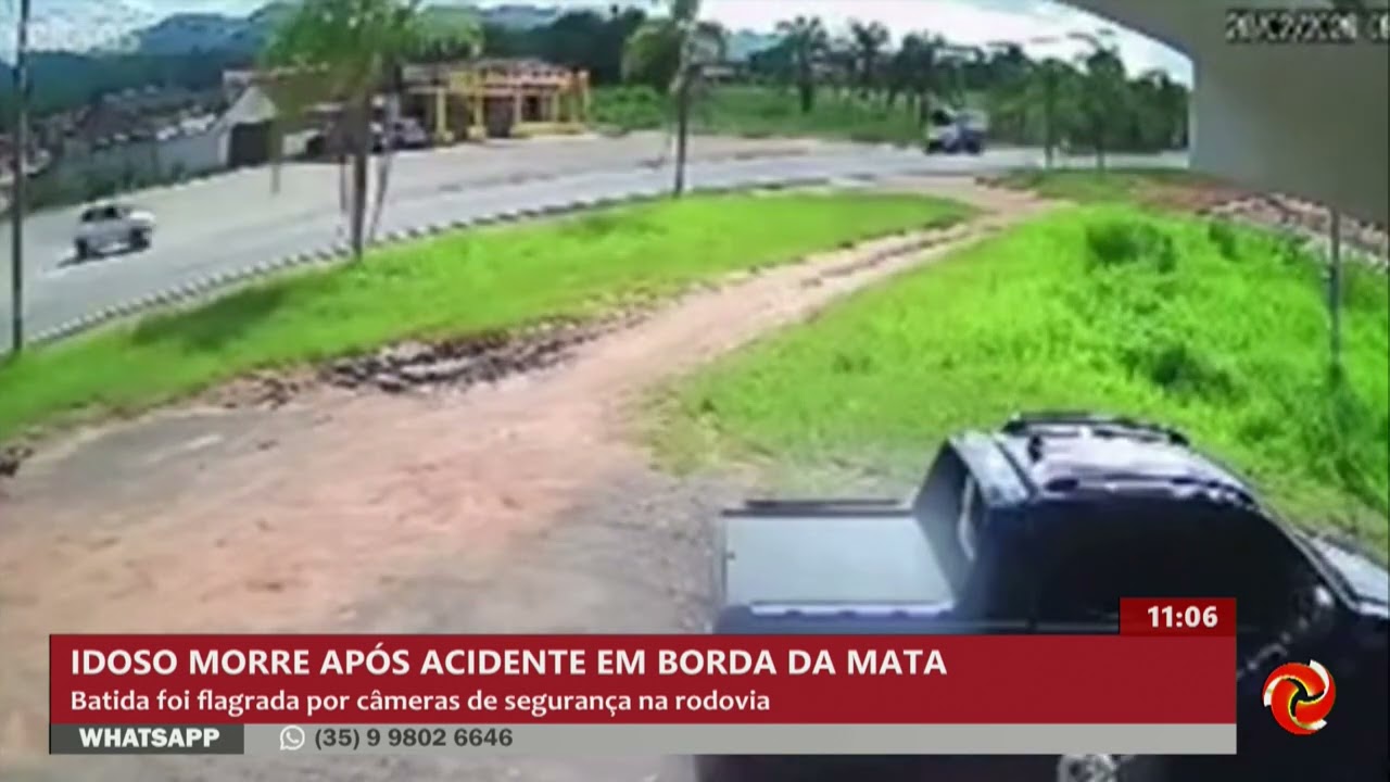 Idoso morre após acidente em Borda da Mata