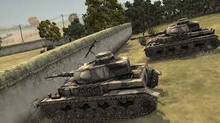 e4 Mechanised Cherbourg Attack Lets Play Company of Heroes EXPERT Campaign Mode 4K ULTRA