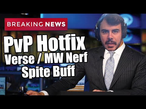 Verse NERF, Cocoon NERF, Destro Buff? PvP Hotfix update June 9th