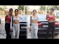 Neha Sharma Aisha Sharma Dikhe Gym Ke Bhar Sharma Sisters Look So Hot In Gym Outfit