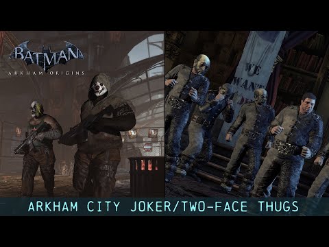 MESH; Batman; Arkham Origins; Arkham City Joker & Two-Face Thugs