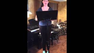 Stephanie singing what's the use of wondering