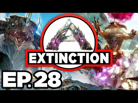 ARK: Extinction Ep.28 - SNOW OWL DINOSAURS TAME? VELONASAUR SADDLES!!! (Modded Dinosaurs Gameplay)