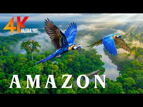 Amazon 4K 🌍 The Pristine Amazon Rainforest & Wildlife | The Living Heart Of The Planet