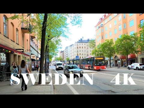 STOCKHOLM WALK 4K:  Odengatan