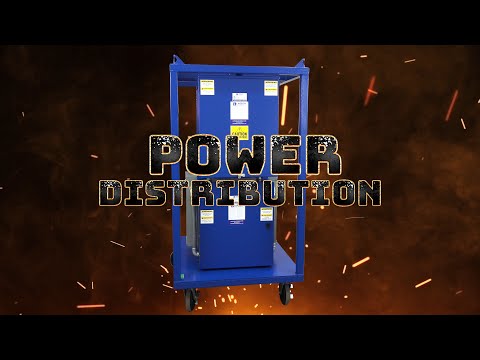 45KVA Portable Distribution Skid - 480V-208Y/120 3 Phase