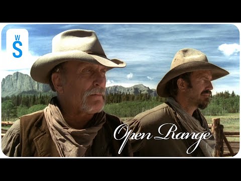Open Range (2003) | Scene: Boss and Charley are pitted against Baxter and his men