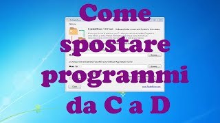 Come spostare programmi o giochi da C a D | FolderMove