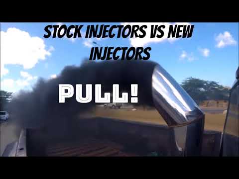 FORD POWERSTROKE 7.3 OBS stock injectors vs 160/30% in cab view
