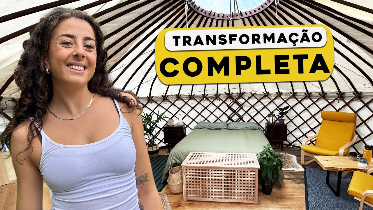 Transformamos o Yurt por Dentro em 4 Dias - Pronto para Morar!