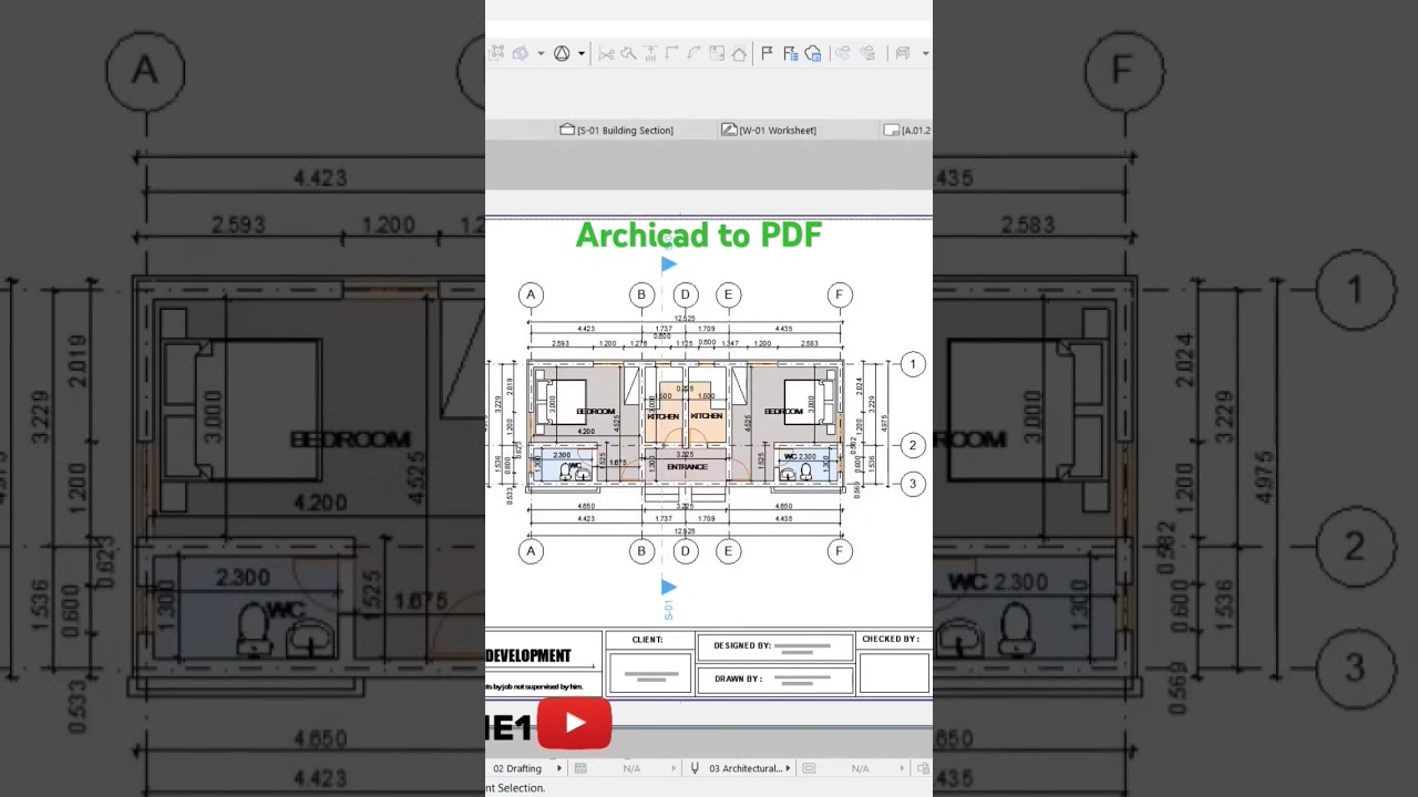 Archicad to PDF #archicad #archicadtutorial