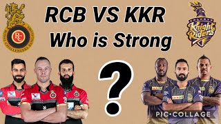IPL 2020 - RCB VS KKR Team Comparison | RCB VS KKR Playing 11.Cricket Talk Show |