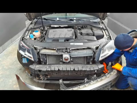 How To Remove Front Bumper On VW PASSAT B7