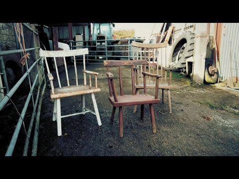 18th Century Primitive Hedgerow Chair in Rural Iceland - Salvage Hunters 1501
