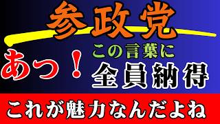 【参政党とはどんな党？】忖度なしに国民のため、日本のために、正論を武器に戦う政党