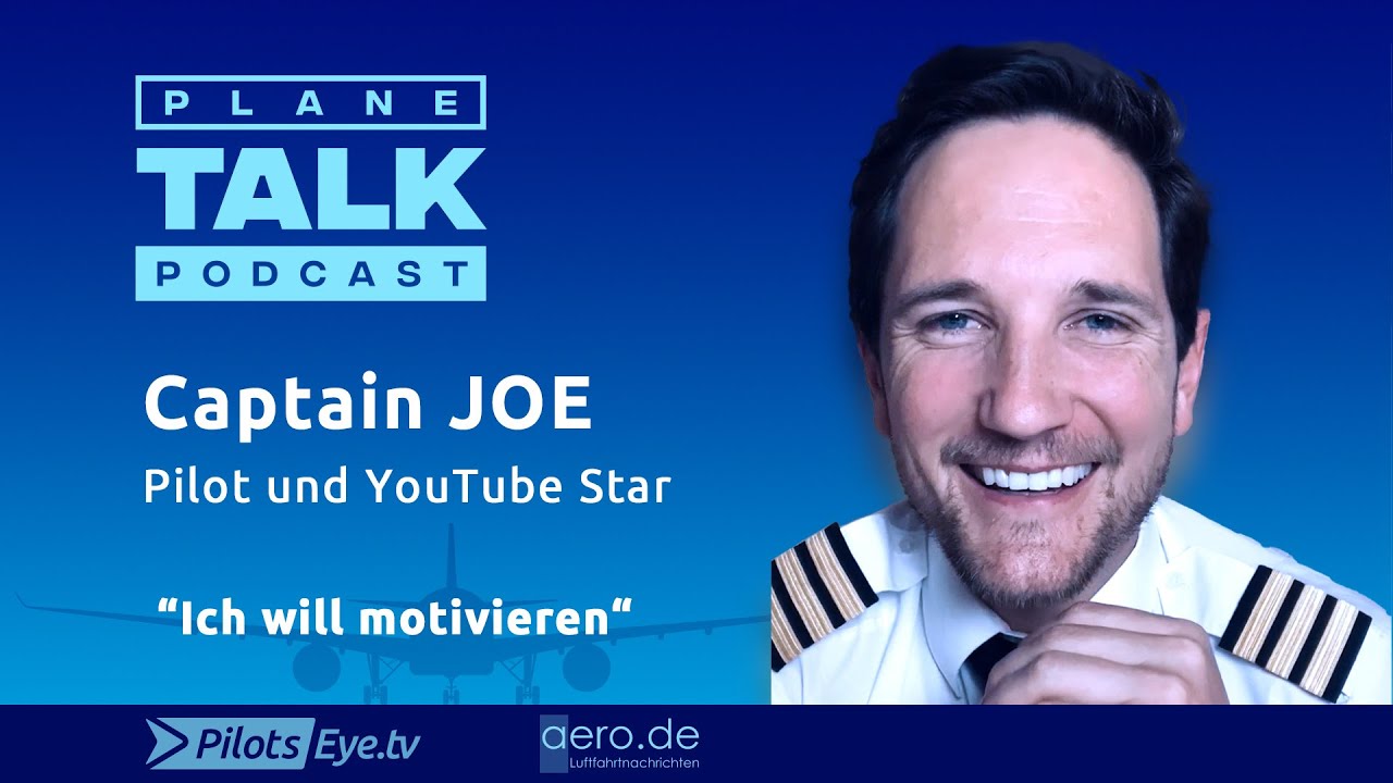 planeTALK | Captain JOE 1/2 "Der Popstar unter den YouTube Piloten" (24 subtitle-languages)