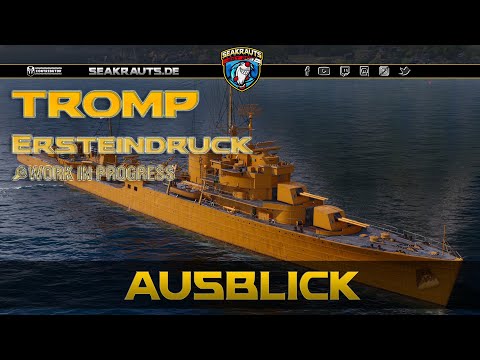 TROMP [T10 DD] Preview of the new Dutch destroyer - World of Warships [German]