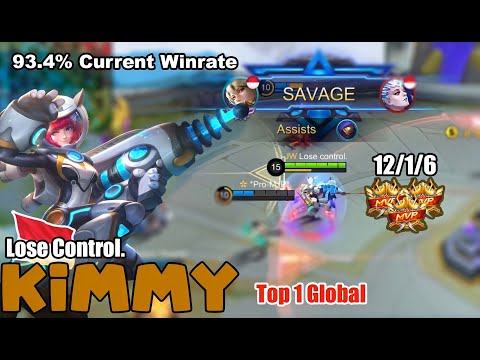 Kimmy Savage! Best Build 2020 | Top 1 Global By Lose Control. ~ Mobile Legends