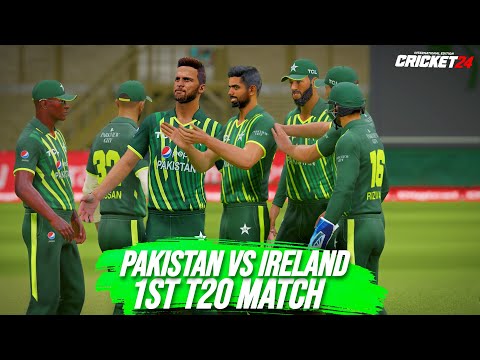 LUMBER 1 TEAM | PAKISTAN VS IRELAND 1ST T20 2024 MATCH | CRICKET 24 GAMEPLAY